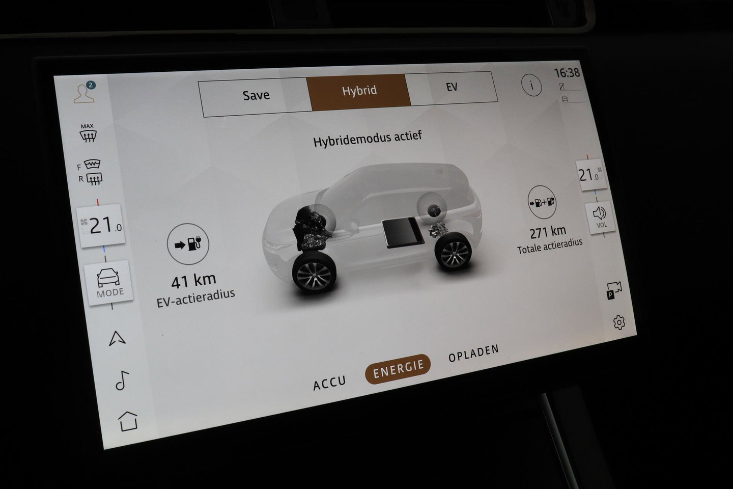 Land Rover Range Rover Evoque P270e PHEV Dynamic SE | Black Pack | Panoramadak | Meridian | ACC | 360 Camera | Stoel+Stuurverwarming