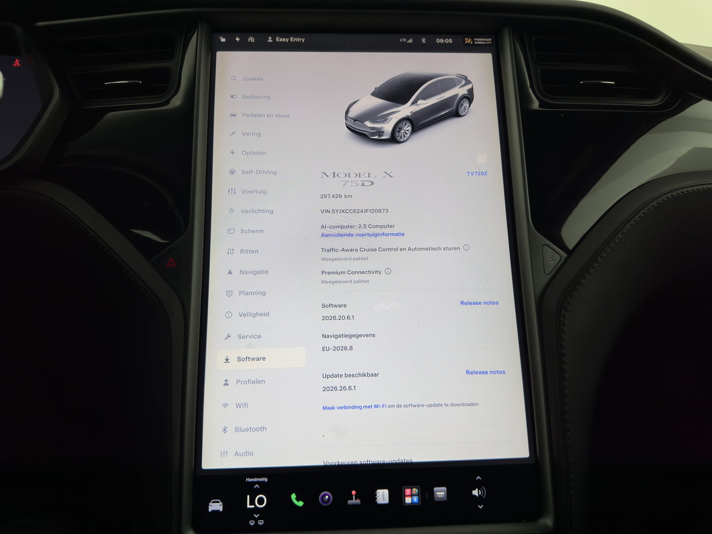 Tesla Model X 75D Base [ 7-Pers. ] [3-Fase-11kW] (INCL.BTW) Aut. *PANO-WINDOW | AUTOPILOT | LEATHER-FABRIC | NAVI-FULLMAP | FULL-LED | AIRSUSPENSION | DIGI-COCKPIT | CCS-FASTLOADER | KEYLESS | DAB+ | HEATED-SPORTSEATS | PRIVACY-GLASS | 20"A