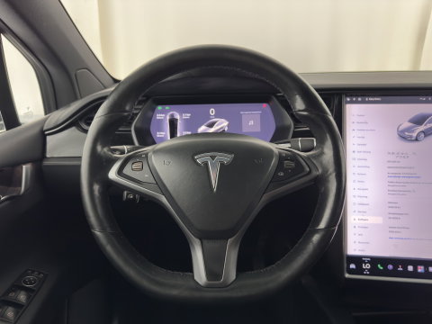 Tesla Model X 75D Base [ 7-Pers. ] [3-Fase-11kW] (INCL.BTW) Aut. *PANO-WINDOW | AUTOPILOT | LEATHER-FABRIC | NAVI-FULLMAP | FULL-LED | AIRSUSPENSION | DIGI-COCKPIT | CCS-FASTLOADER | KEYLESS | DAB+ | HEATED-SPORTSEATS | PRIVACY-GLASS | 20"A