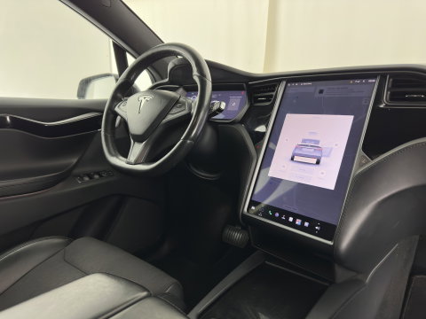 Tesla Model X 75D Base [ 7-Pers. ] [3-Fase-11kW] (INCL.BTW) Aut. *PANO-WINDOW | AUTOPILOT | LEATHER-FABRIC | NAVI-FULLMAP | FULL-LED | AIRSUSPENSION | DIGI-COCKPIT | CCS-FASTLOADER | KEYLESS | DAB+ | HEATED-SPORTSEATS | PRIVACY-GLASS | 20"A