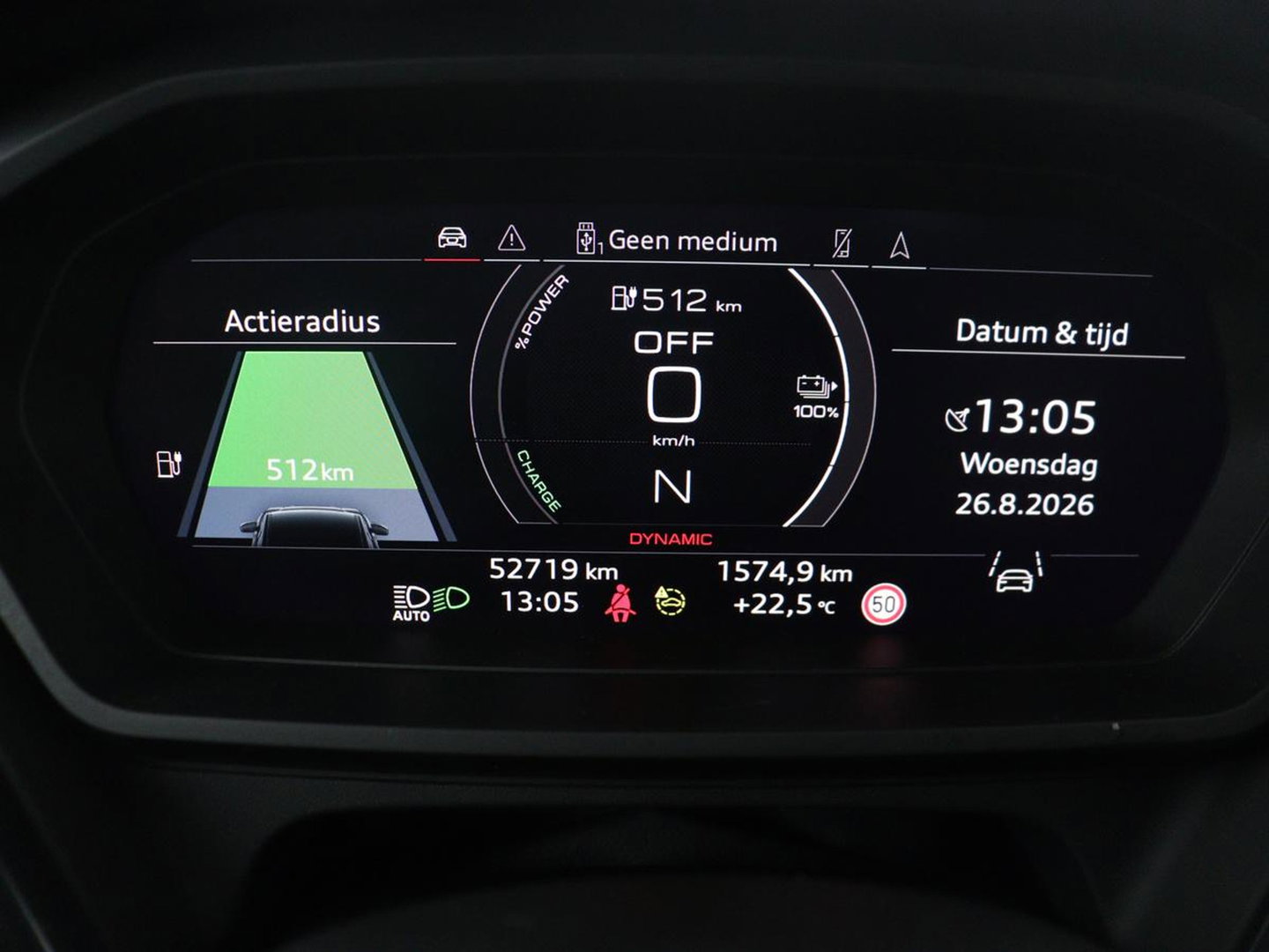 Audi Q4 e-Tron 40 77KWH 150 KW S-Line | SOH 96,3% | Half leder | Adaptive cruise | Stoelverwarming | Drive select | Navigatie | Carplay | Sfeerverlichting | Camera | Park assist | Elektrische achterklep