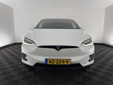 Tesla Model X 90D Base [3-Fase-11kW] (INCL.BTW) Aut. *PANO-WINDOW | AUTOPILOT | LEATHER | NAVI-FULLMAP | FULL-LED | AIRSUSPENSION | DIGI-COCKPIT | CCS-FASTLOADER | KEYLESS | DAB+ | HEATED-SPORTSEATS | PRIVACY-GLASS | 20"ALU*