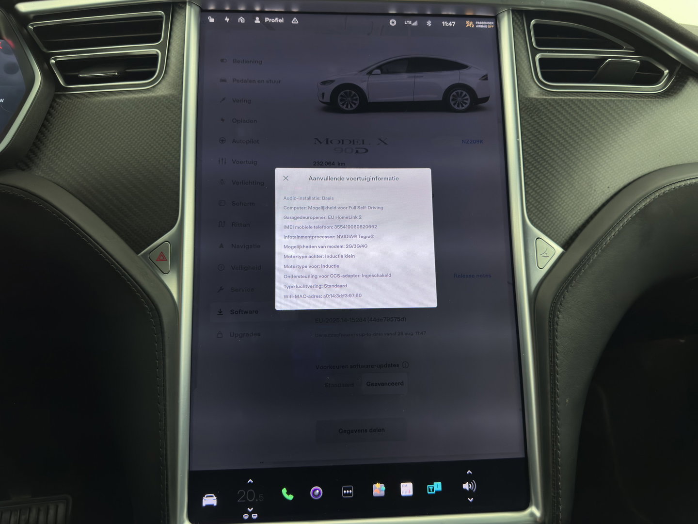 Tesla Model X 90D Base [3-Fase-11kW] (INCL.BTW) Aut. *PANO-WINDOW | AUTOPILOT | LEATHER | NAVI-FULLMAP | FULL-LED | AIRSUSPENSION | DIGI-COCKPIT | CCS-FASTLOADER | KEYLESS | DAB+ | HEATED-SPORTSEATS | PRIVACY-GLASS | 20"ALU*