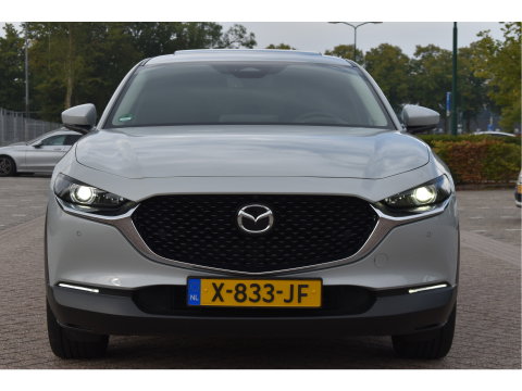 Mazda CX-30 2.0 e-SkyActiv-X M 186 pk Hybrid Exclusive-line | NL-Auto | HUD | Afn.trekhaak | Open dak | BOSE | 360 gr.camera | Keyless | Memorystoel | Full LED