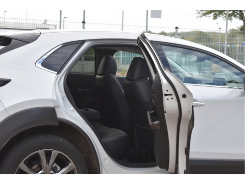 Mazda CX-30 2.0 e-SkyActiv-X M 186 pk Hybrid Exclusive-line | NL-Auto | HUD | Afn.trekhaak | Open dak | BOSE | 360 gr.camera | Keyless | Memorystoel | Full LED