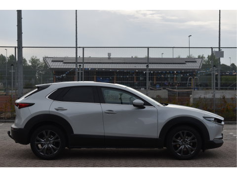 Mazda CX-30 2.0 e-SkyActiv-X M 186 pk Hybrid Exclusive-line | NL-Auto | HUD | Afn.trekhaak | Open dak | BOSE | 360 gr.camera | Keyless | Memorystoel | Full LED