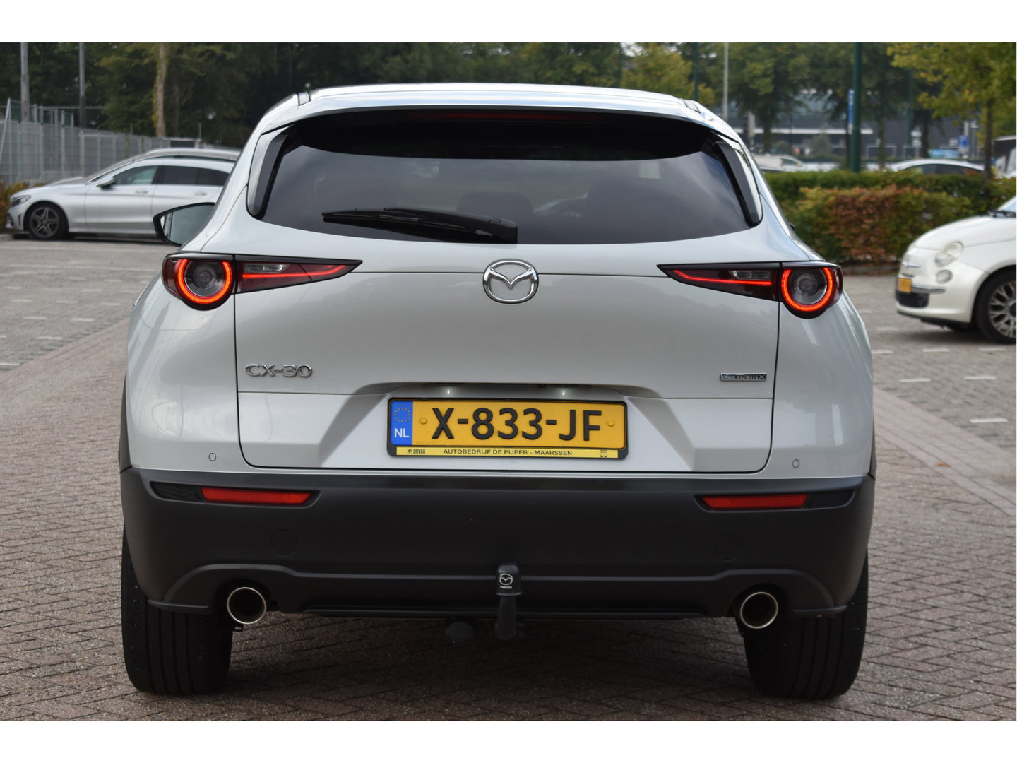 Mazda CX-30 2.0 e-SkyActiv-X M 186 pk Hybrid Exclusive-line | NL-Auto | HUD | Afn.trekhaak | Open dak | BOSE | 360 gr.camera | Keyless | Memorystoel | Full LED