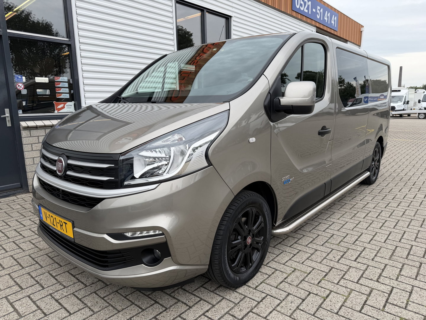 Fiat Talento 1.6 MJ EcoJet 125pk L2H1 DC 5 persoons SX / vaste prijs rijklaar € 15.950 ex btw / lease vanaf € 269 / euro 6 / bpm vrij / airco / cruise / navigatie / trekhaak / camera !