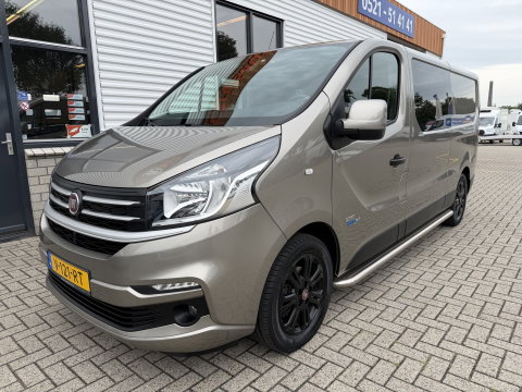 Fiat Talento 1.6 MJ EcoJet 125pk L2H1 DC 5 persoons SX / vaste prijs rijklaar € 15.950 ex btw / lease vanaf € 269 / euro 6 / bpm vrij / airco / cruise / navigatie / trekhaak / camera !