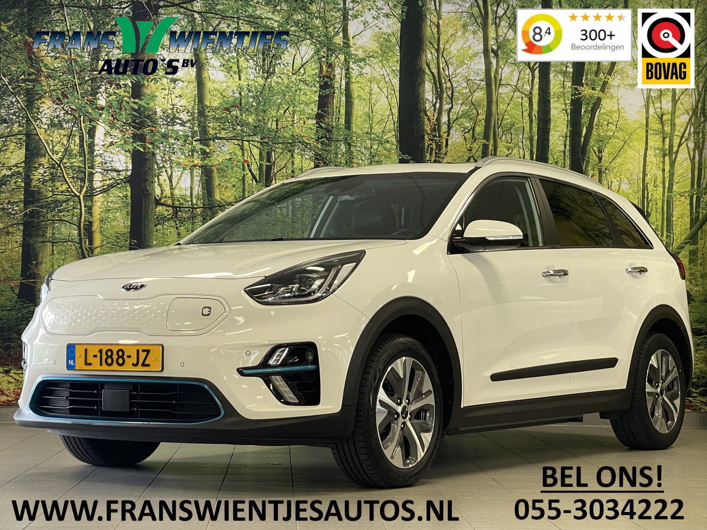Kia e-Niro DynamicPlusLine 39 kWh | Apple carplay | Stuurwielverwarming | Camera | DAB | Keyless | Airco | Panoramadak |