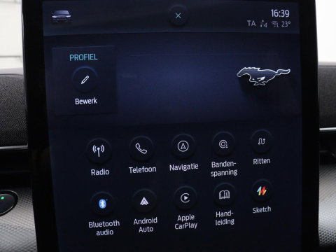 Ford Mustang Mach-E RWD 75 kWh | SOH 91,7% | Panoramadak | 360 Camera | Leder | Stoelverwarming | Adaptive cruise | B&O Sound | Stuurverwarming | Carplay | Keyless | Navigatie | Side Assist