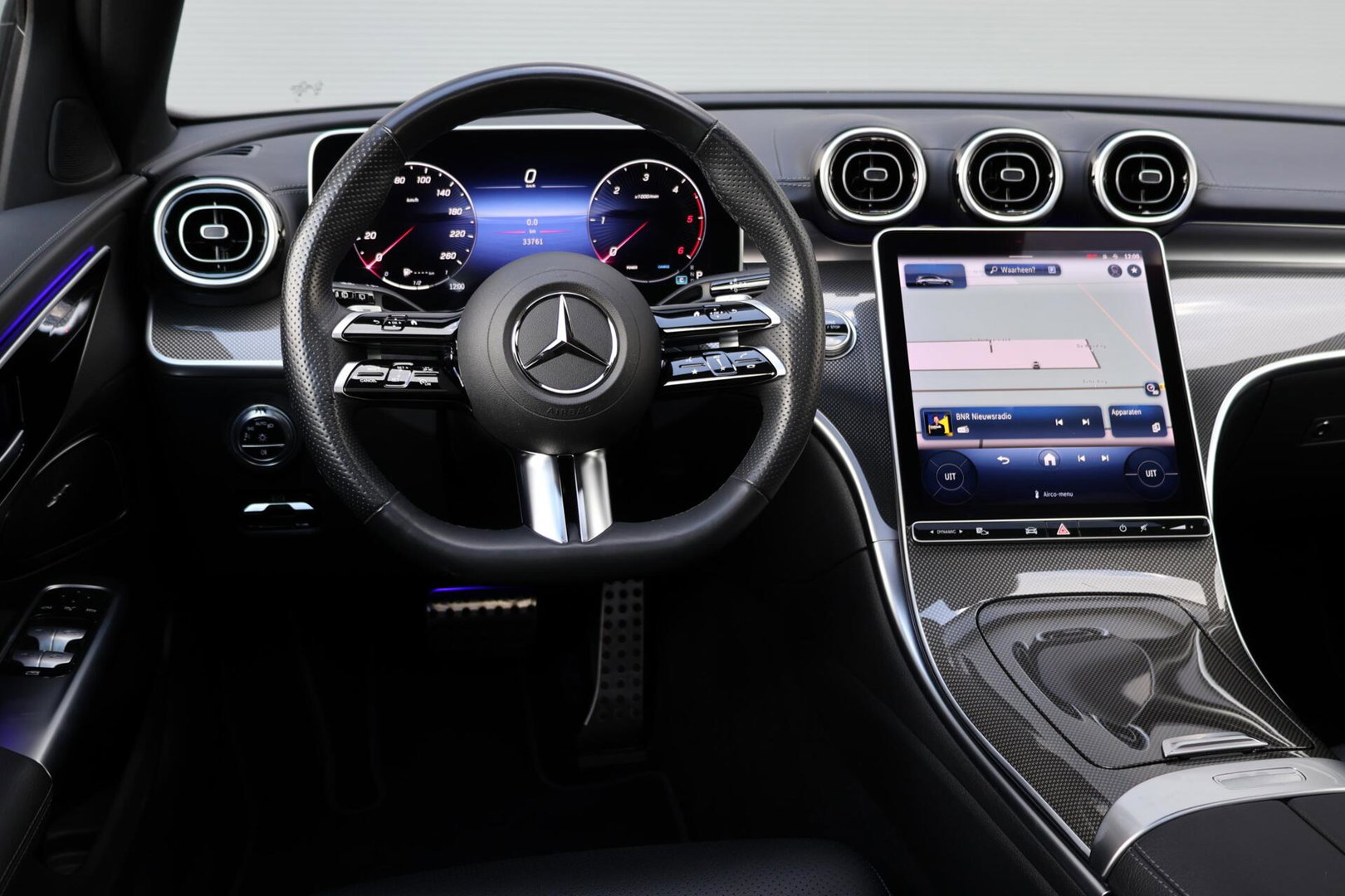 Mercedes-Benz C-Klasse Estate 220 d AMG Line / Panoramadak / Burmester Surround / Massage Stoelen / Night Pakket / Trekhaak Wegklapbaar
