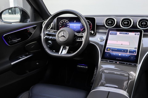 Mercedes-Benz C-Klasse Estate 220 d AMG Line / Panoramadak / Burmester Surround / Massage Stoelen / Night Pakket / Trekhaak Wegklapbaar