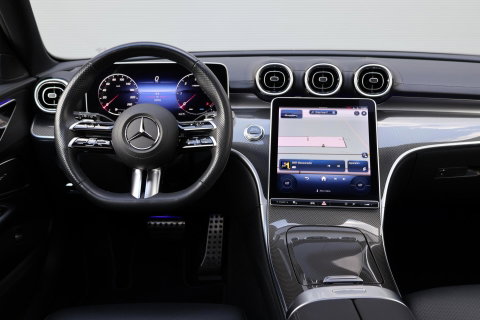 Mercedes-Benz C-Klasse Estate 220 d AMG Line / Panoramadak / Burmester Surround / Massage Stoelen / Night Pakket / Trekhaak Wegklapbaar