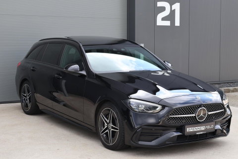 Mercedes-Benz C-Klasse Estate 220 d AMG Line / Panoramadak / Burmester Surround / Massage Stoelen / Night Pakket / Trekhaak Wegklapbaar
