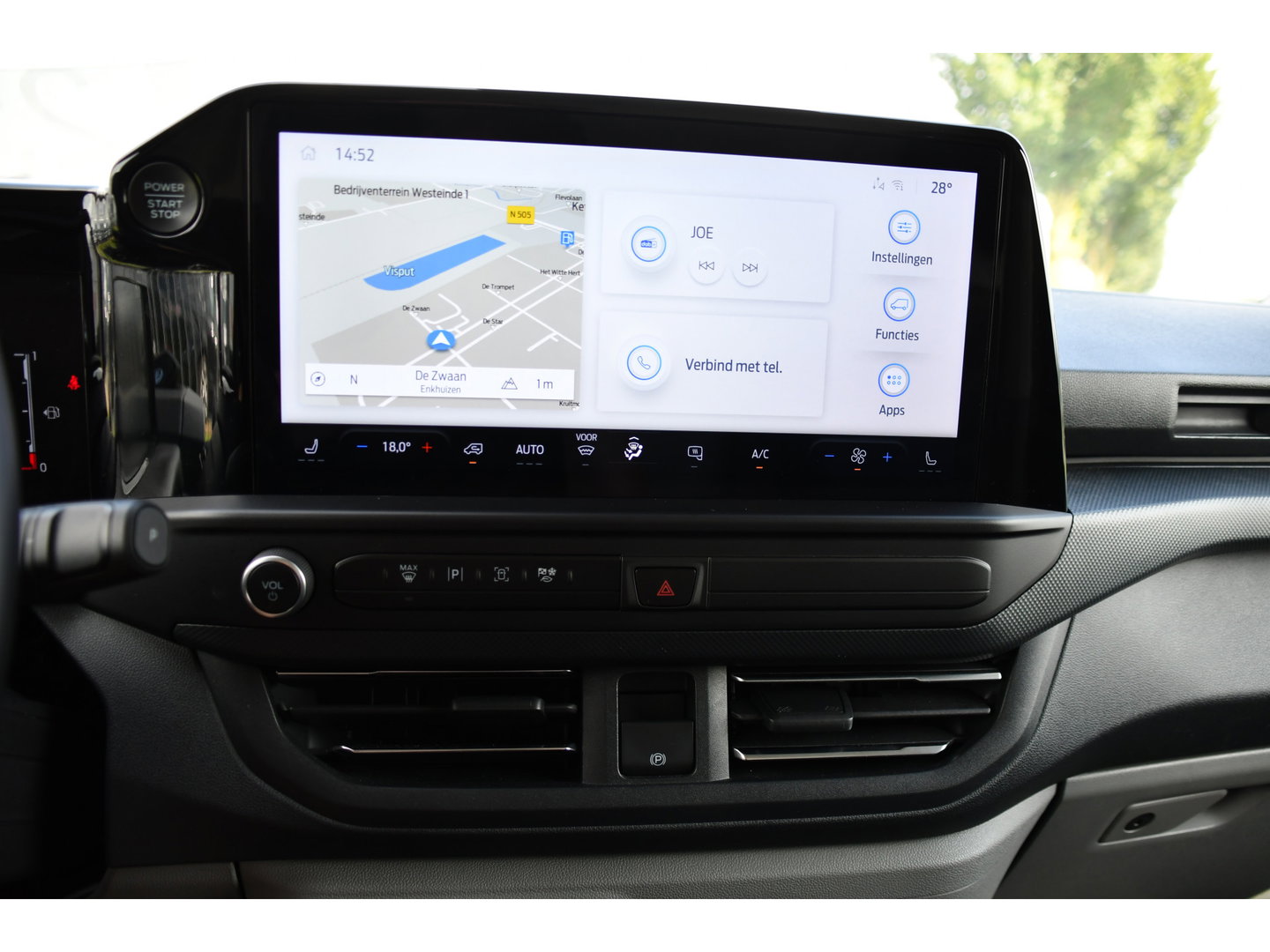 Ford Transit Custom 320 2.0 TDCI L2H1 Limited Black Edition Adaptieve Cruise, Camera, Carplay, 2 x Schuifdeur, 170pk, Automaat, Sensoren, Trekhaak, Stoelverwarming, Multimedia, Uniek!