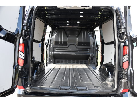 Ford Transit Custom 320 2.0 TDCI L2H1 Limited Black Edition Adaptieve Cruise, Camera, Carplay, 2 x Schuifdeur, 170pk, Automaat, Sensoren, Trekhaak, Stoelverwarming, Multimedia, Uniek!