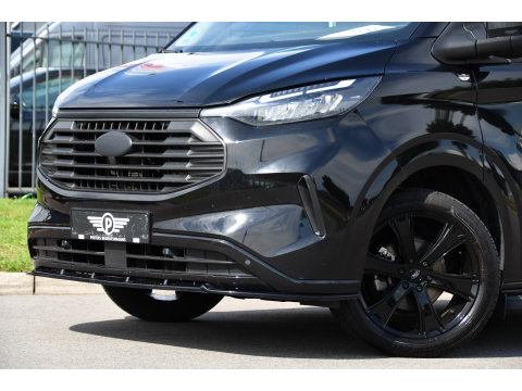 Ford Transit Custom 320 2.0 TDCI L2H1 Limited Black Edition Adaptieve Cruise, Camera, Carplay, 2 x Schuifdeur, 170pk, Automaat, Sensoren, Trekhaak, Stoelverwarming, Multimedia, Uniek!