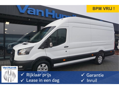 Ford Transit 350L 130PK L4H3 BPM VRIJ!! Navi, 360° Camera, Adap. Cruise, LM Velg!! NR. A107