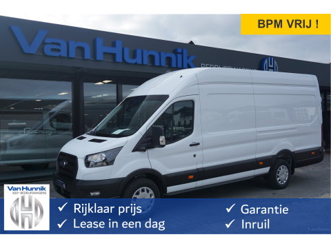 Ford Transit 350L 105PK L4H3 BPM VRIJ!! Navi, 360° Camera, Adap. Cruise, Stoel-Stoel!! NR. A5