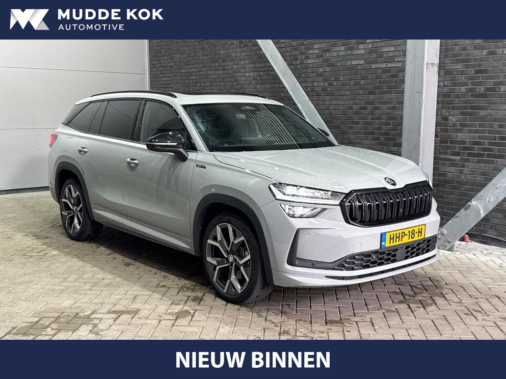 Škoda Kodiaq 1.5 TSI PHEV Sportline Business | Panoramadak | Trekhaak | Memory | Matrix LED | Stoelverwarming V+A | Camera | ACC