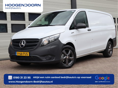 Mercedes-Benz eVito 112 66 kWh SoH 97,6 % AC + DC Snelladen L2 Lang - LM - Camera - 3 Zits - Betimmerd