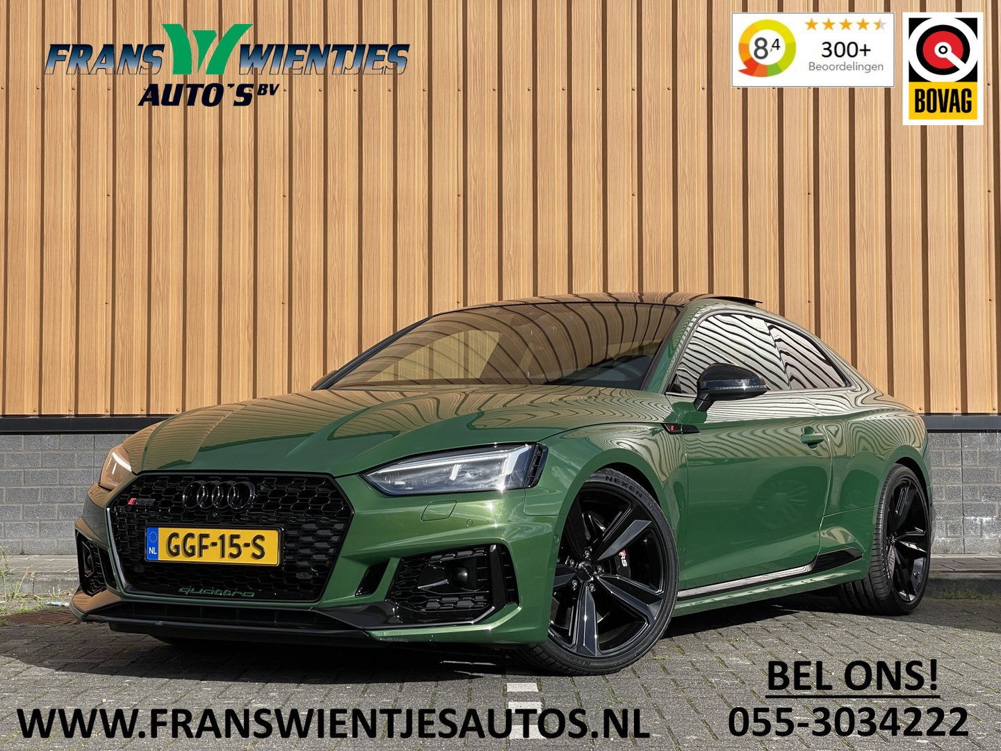 Audi RS5 Coupé 2.9 TFSI quattro Pro Line Plus | 451 PK! | Panoramadak | Bang & Olufsen | Dynamic Pakket | Head-Up Display | 360 Graden Camera | Apple Carplay | Adaptieve Cruise Control | DAB | Led Matrix |