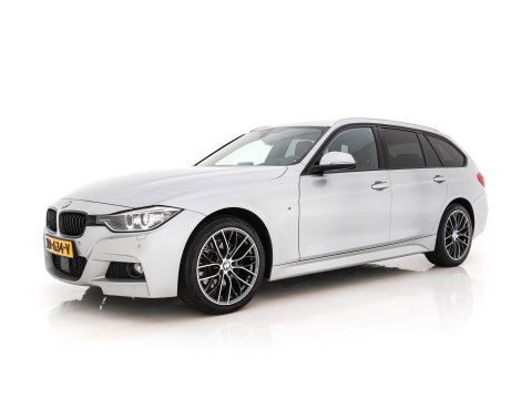 BMW 3 Serie Touring 330d xDrive M-Aerodynamica-Pack High-Executive Aut * LEATHER | NAVI-FULLMAP | XENON | HEATED-SPORTSEATS | SHIFT-PADDLES | PDC | PRIVACY-GLASS | KEYLESS | CAMERA | TOWBAR | 18''ALU*