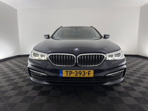 BMW 5 Serie Touring 520d Executive Aut. *LEATHER | FULL-LED | NAVI-FULLMAP | COMFORT-SEATS | PRIVACY-GLASS | ECC | PDC | CRUISE | 17''ALU*