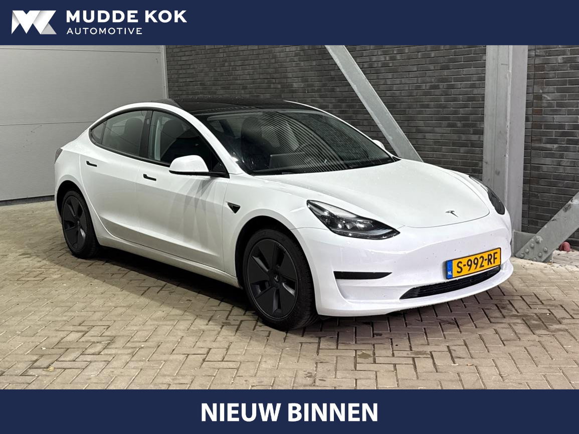 Tesla Model 3 Standard RWD Plus 60 kWh | Panoramadak | Warmtepomp | Autopilot | Stoel+Stuurverwarming | ACC