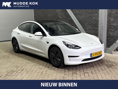 Tesla Model 3 Standard RWD Plus 60 kWh | Panoramadak | Warmtepomp | Autopilot | Stoel+Stuurverwarming | ACC
