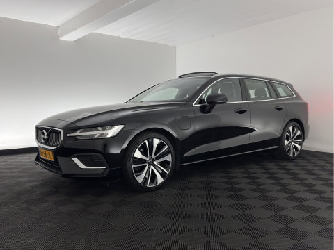 Volvo V60 2.0 T6 Recharge AWD Inscription (Plug-in) (INCL-BTW) Aut. *PANO | LEATHER | FULL-LED | MEMORY-PACK | KEYLESS | DIGI-COCKPIT | NAVI-FULLMAP | HEATED-SPORTSEATS | ECC | CRUISE | DAB | TOWBAR | 19''ALU*
