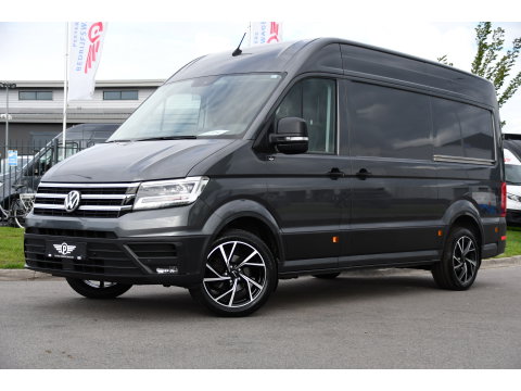 Volkswagen Crafter 35 2.0 TDI L3H3 PB Edition MARGE! Adaptieve Cruise, Camera, Carplay, 2 x Schuifdeur, Multimedia, LED, 177pk, Automaat, Stoelverwarming, Trekhaak, Uniek!