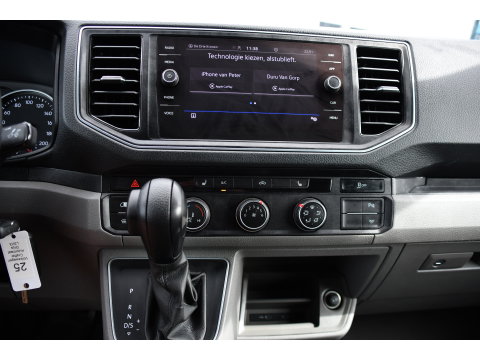 Volkswagen Crafter 35 2.0 TDI L3H3 PB Edition MARGE! Adaptieve Cruise, Camera, Carplay, 2 x Schuifdeur, Multimedia, LED, 177pk, Automaat, Stoelverwarming, Trekhaak, Uniek!