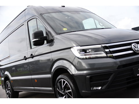 Volkswagen Crafter 35 2.0 TDI L3H3 PB Edition MARGE! Adaptieve Cruise, Camera, Carplay, 2 x Schuifdeur, Multimedia, LED, 177pk, Automaat, Stoelverwarming, Trekhaak, Uniek!