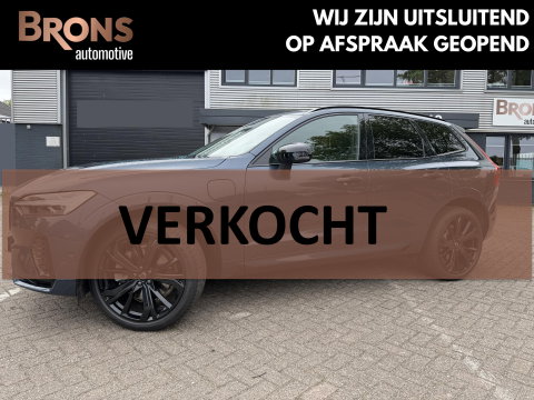 Volvo XC60 2.0 T8 Plug-in hybrid AWD Ultra Dark Facelift model l 21 inc l 360 l stoel verwarming l 455pk