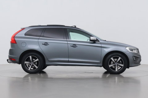 Volvo XC60 2.4 D4 AWD R-Design | GRIJS KENTEKEN | Panoramadak | Trekhaak | BLIS | Standkachel | Stoel+Stuurverwarming | Camera | ACC