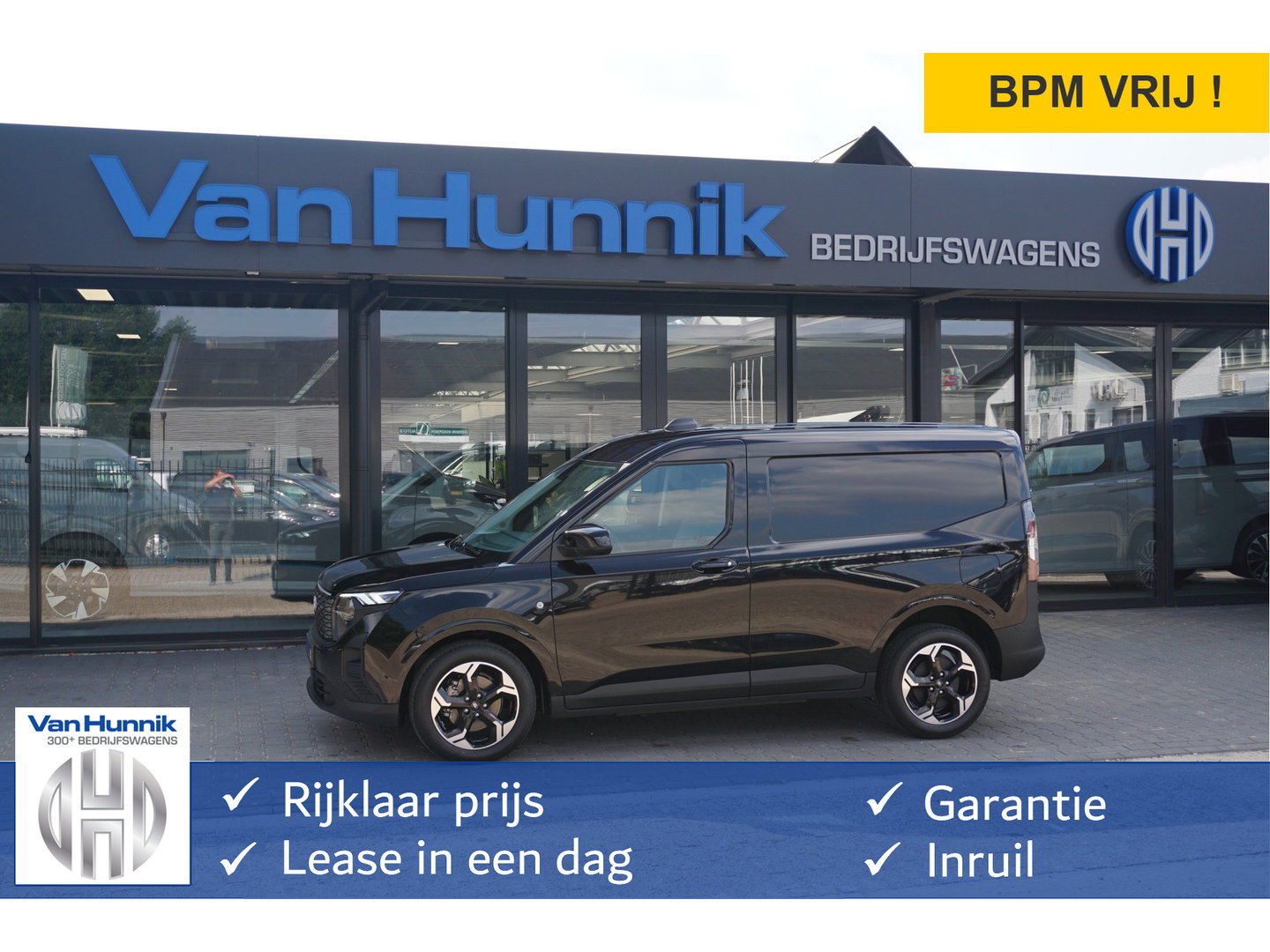 Ford Transit Courier Limited Elektrisch 46 kWh 136PK Apple CP/Android A, Cam, Stoel/Stuur verw. Trekhaak, LM Velg!! Nr. 02*