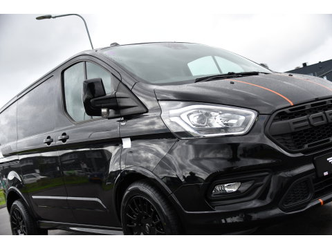 Ford Transit Custom 320 2.0 TDCI L1H1 Sport Adaptieve Cruise, Camera, Carplay, Leder, 2 x Schuifdeur, LED, Automaat, Stoelverwarming, Uniek!