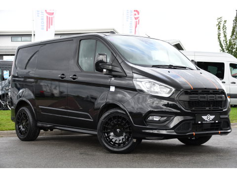 Ford Transit Custom 320 2.0 TDCI L1H1 Sport Adaptieve Cruise, Camera, Carplay, Leder, 2 x Schuifdeur, LED, Automaat, Stoelverwarming, Uniek!