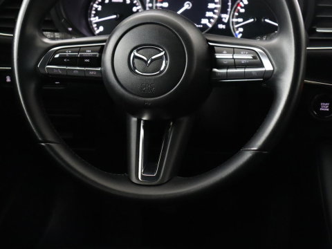 Mazda 3 2.0 e-SkyActiv-G M Hybrid 150 Homura | Stoelverw. Stoelverwarming | Head-Up | Adaptive cruise | Camera | Carplay | Keyless | Full LED | Navigatie | Dodehoek detectie | 58.800km NAP | Origineel NL
