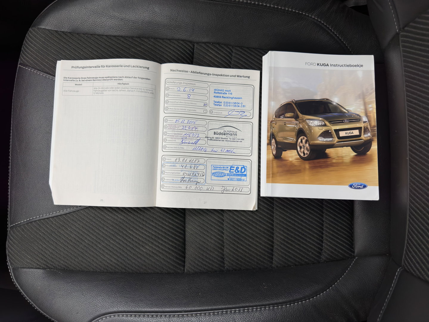 Ford Kuga 1.6 Titanium *LEATHER-FABRIC | XENON | HEATED-COMFORTSEATS | NAVI-FULLMAP | ECC | PDC | CRUISE | 17''ALU*