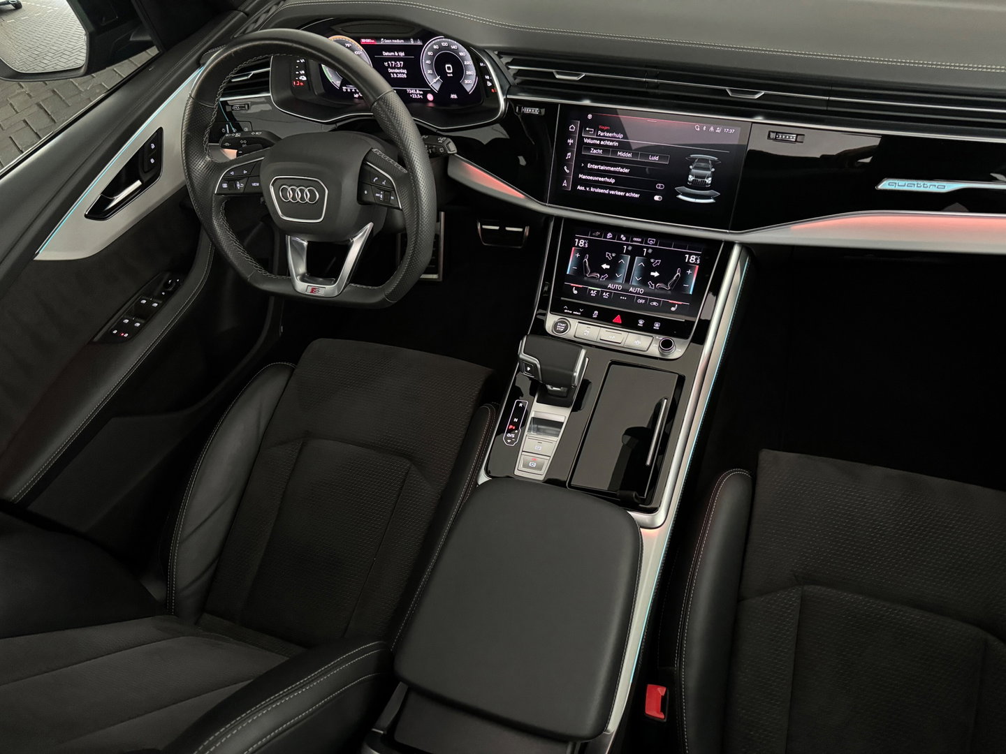 Audi Q8 55 TFSI e quattro S Line Pano|BTW|360 camera|Keyless|Stoelverw