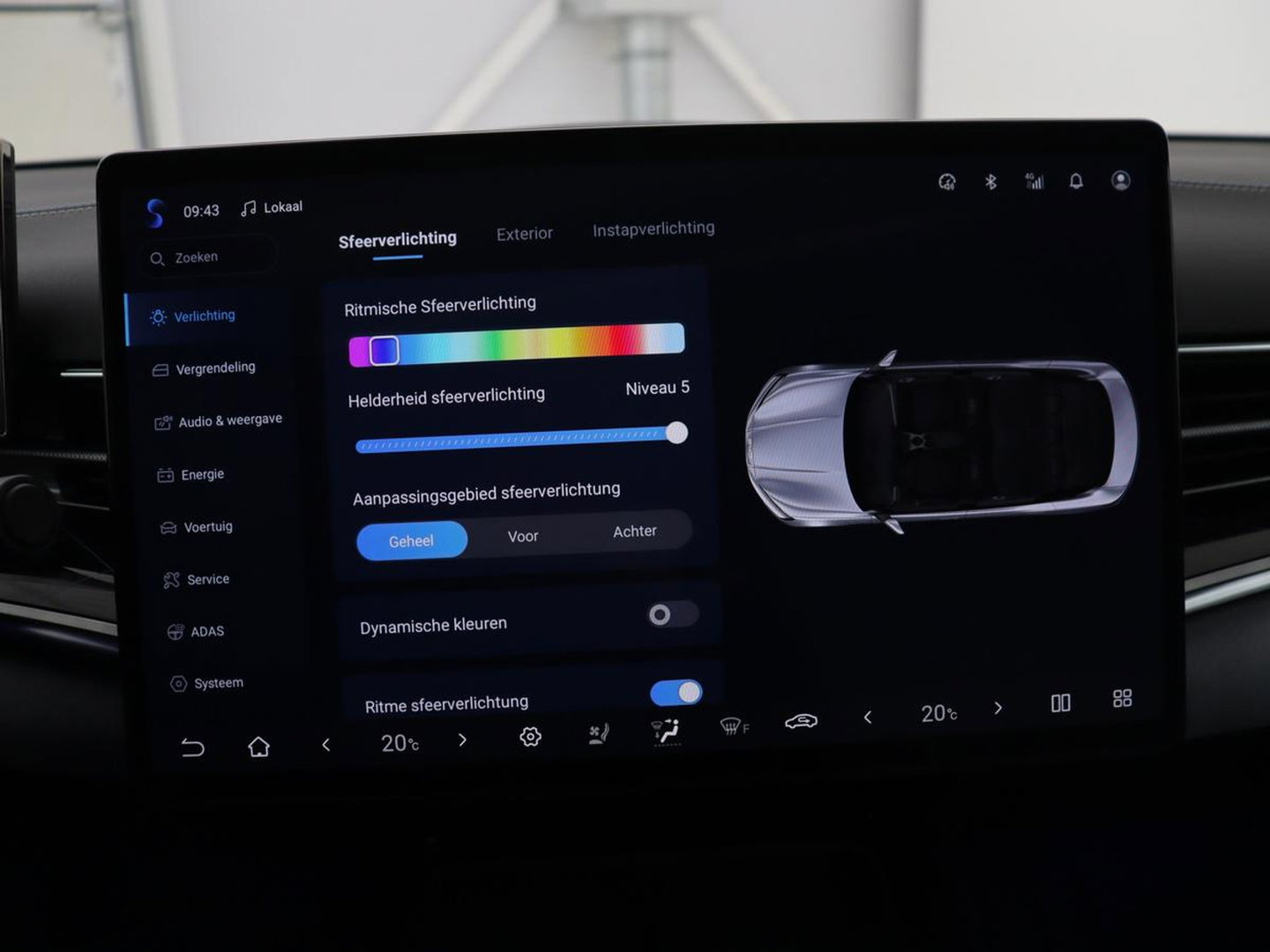 BYD Seal Design RWD 82.5 kW | SOH 95,9% | Panoramadak | Stoelventilatie | 360 Camera | Leder | Dynaudio | Adaptive cruise | Sfeerverlichting | Elektrische stoelen | Carplay | Full LED | Origineel NL