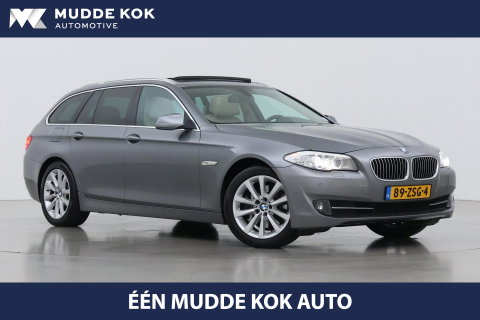 BMW 5 Serie Touring 530i Upgrade Edition | Panoramadak | Leder | Navigatie | Comfortstoelen+Memory | Stoelverwarming | Xenon | Getint Glas