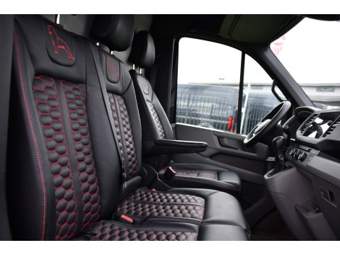 MAN TGE 3.180 35 2.0 L3H3 Black Edition Full Options! Adaptieve Cruise, Camera, Carplay, LED, 2 x Schuifdeur, Leder, Clima, Stoelverwarming, Automaat, 177pk, Uniek!