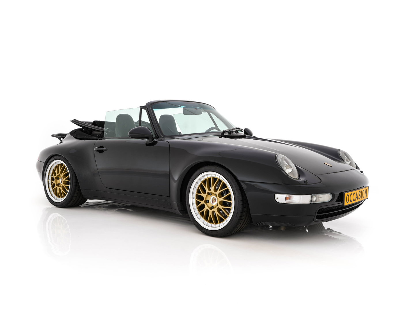 Porsche 911 Cabrio 993 Carrera Aut. *CABRIO | LEATHER | TIPTRONIC | AIRCO | CRUISE | SHIFTPADDLES | ALU-WHEELS | PORSCHE-RADIO/CD | LITRONIC-XENON*