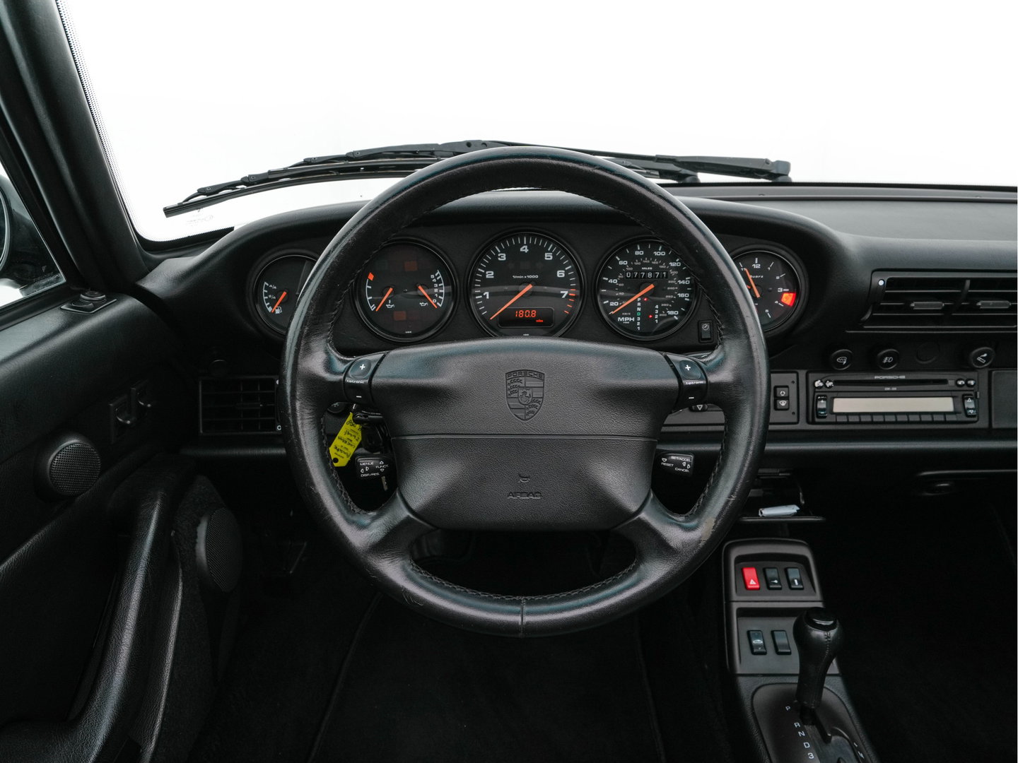 Porsche 911 Cabrio 993 Carrera Aut. *CABRIO | LEATHER | TIPTRONIC | AIRCO | CRUISE | SHIFTPADDLES | ALU-WHEELS | PORSCHE-RADIO/CD | LITRONIC-XENON*