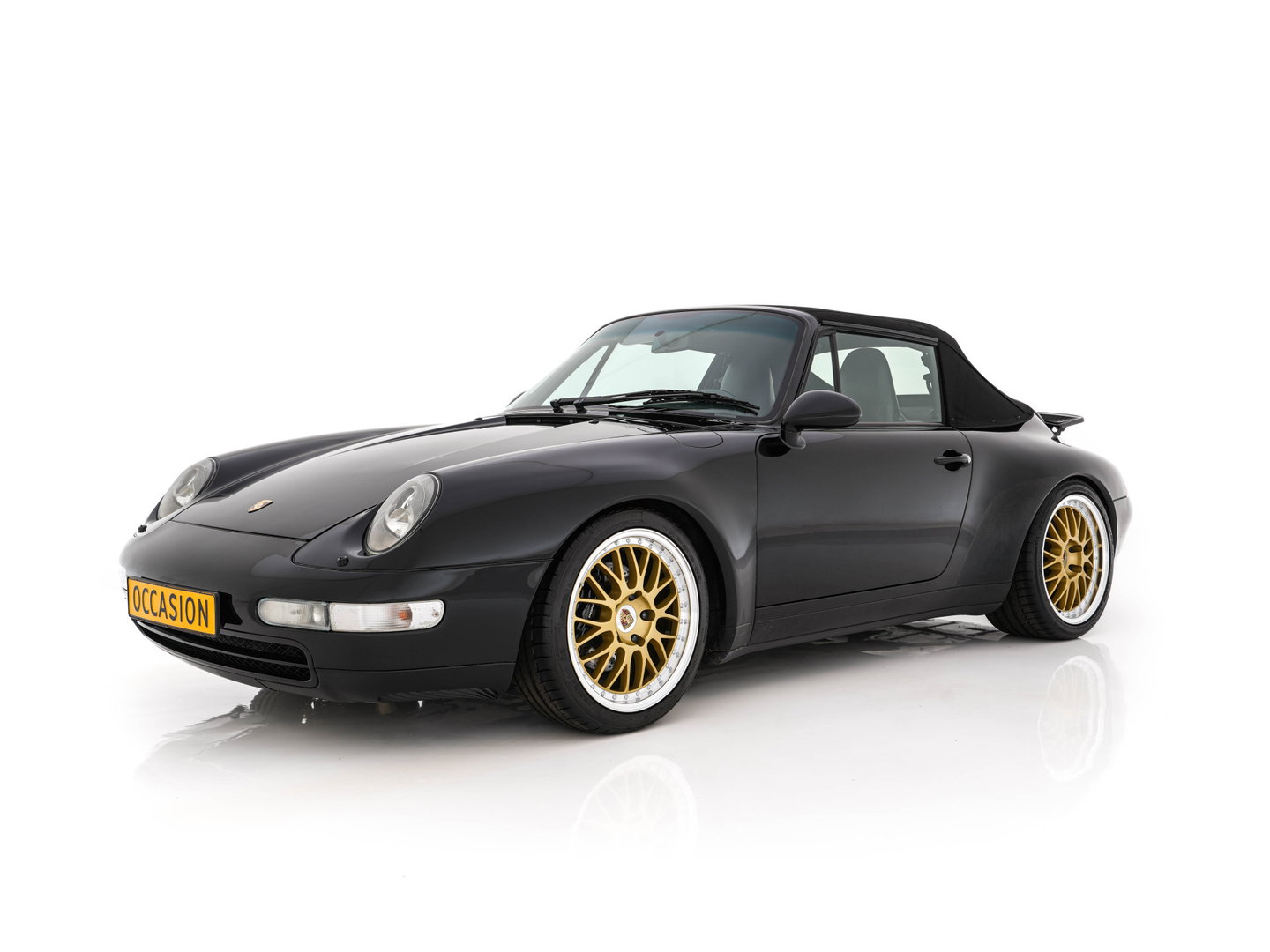 Porsche 911 Cabrio 993 Carrera Aut. *CABRIO | LEATHER | TIPTRONIC | AIRCO | CRUISE | SHIFTPADDLES | ALU-WHEELS | PORSCHE-RADIO/CD | LITRONIC-XENON*