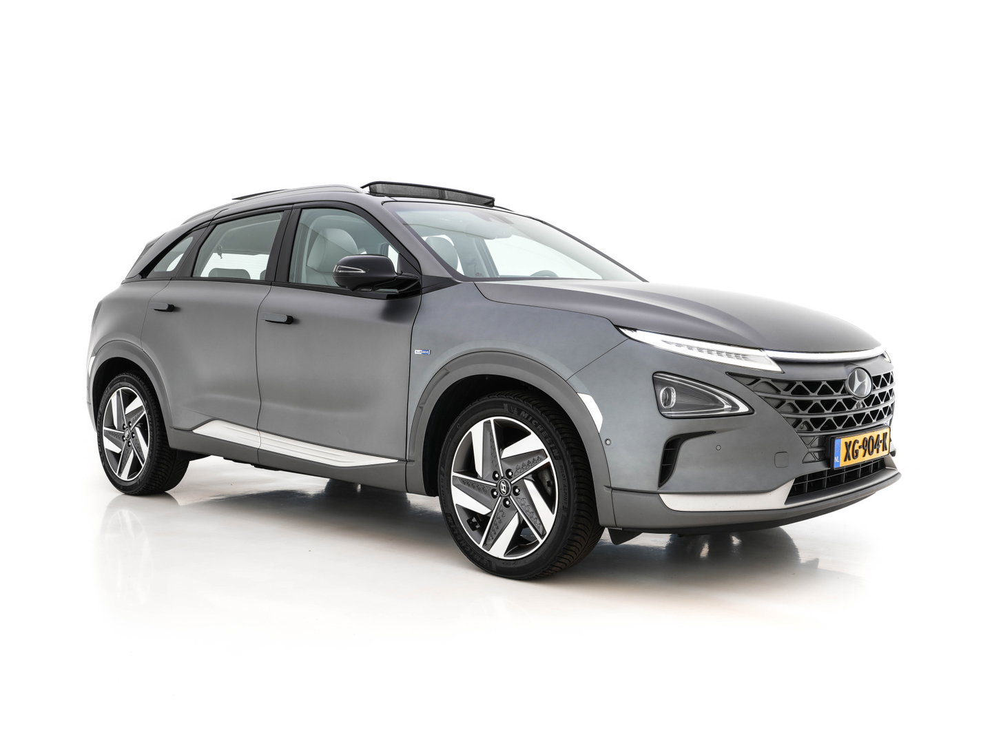 Hyundai NEXO FCEV Plus Pack [ HYDROGENIUM ] (INCL-BTW) Aut. *PANO | LEATHER | NAVI-FULLMP | ADAPTIVE-CRUISE |  FULL-LED | KEYLESS | DAB |  KRELL-AUDIO | WIDE-COCKPIT | TOPVIEW | SHIFTPADDLES | COMFORTSEATS |  19"ALU*